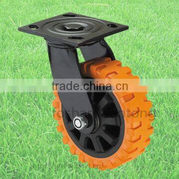 Hot Sale Heavy Duty Swivel Plate Pu Industrial Caster