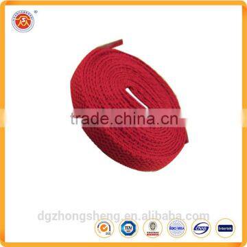 100% Cotton Material Custom Printed Shoelaces Flat Shoelaces Double Lay Shoelaces For Promotion photo-4