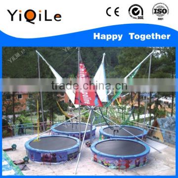 commercial trampoline for sale children bungee jumping equipment bungee trampoline used