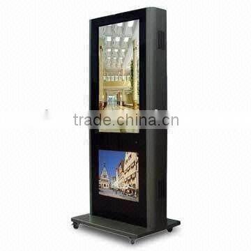 double screen advertising player