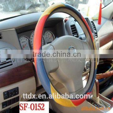 Decorative Luxury Colorful Steering Wheel Cover from China supplier