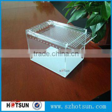 magnetic acrylic breeding box reptile cage