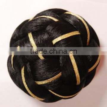 Hair chignons wholesale hair bun synthetic hair wig for black women