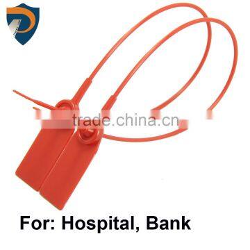 plastic security seals with barcode for security shipping&packaging