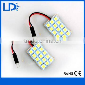 LED car reading light 5050 15smd led car interior dome light