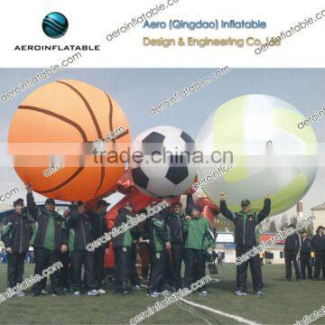 Inflatable , basketball, football and volleyball for adverdising