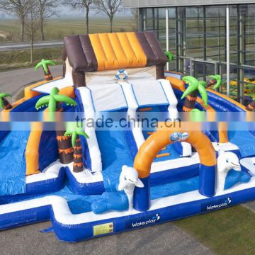 boys and girls water inflatable pool slide, low price inflatable waterslide on sale