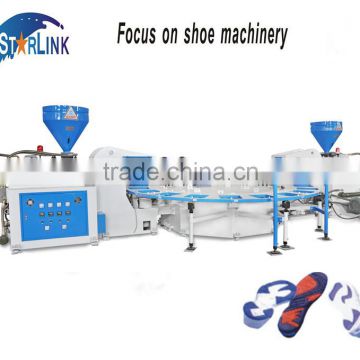 Hot SLM-6-04 Wenzhou Starlink Double Color Tpr And Pvc Sole Injection Moulding Machine Price