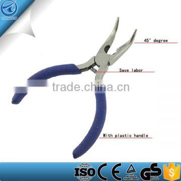 5inch Mechanical maintenance work clamping German type bent nose pliers