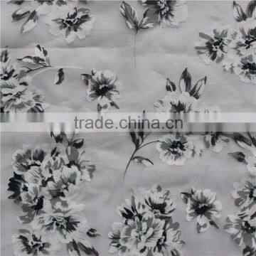 Burn Out Organza Fabric For Wedding Dress