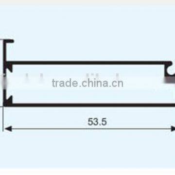 High Hardness Wardrobe Door Aluminium Extrusion Profile