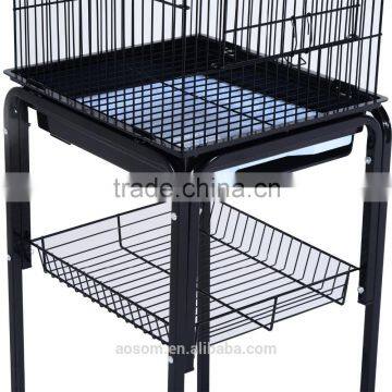 Pawhut 51" Black Metal Bird Cage photo-5
