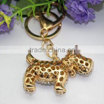 New Puppy Crystal Rhinestone Keychain Dog Keychain Rhinestone Dog Keychain photo-4
