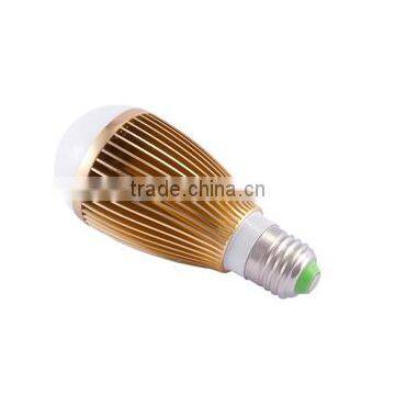 Hot sale 7w led globe bulb ,gold housing