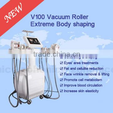 V100 7in1 vacuum rf roller message body shape machine