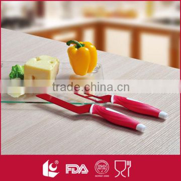 12B1201 2Pcs colorful cheese knife set