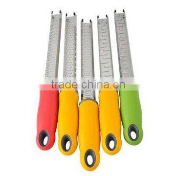 Sedex Audit Factorystainless steel vegetable peeler vegetable slicer julienne peeler colorful TPR handle multi-function peeler