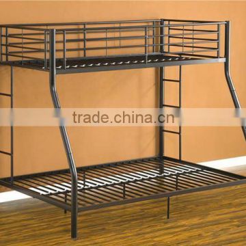 Silver metal bunk children bed