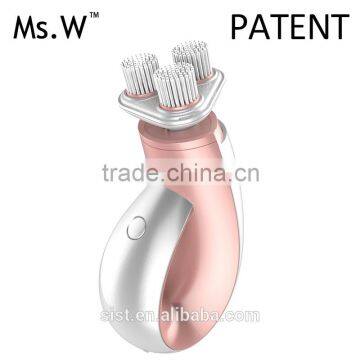 Ms.W High Quality Factory Price Unique Design Soft Deep Pore Facial Cleansing Brush photo-4