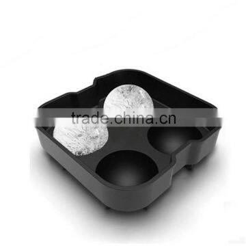 Hot Selling 4 Grids Ice Cooler Ball Maker Custom Silicone Ice Mold photo-4