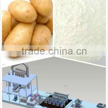 Potato starch processing machine