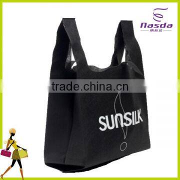 promotional black shopping bag