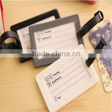 ID card luggage tag with writable infos personalized luggage tag