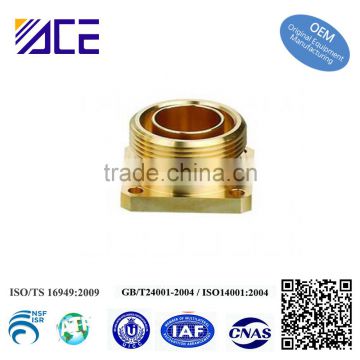 Precision Machined Brass Fiber Adapter