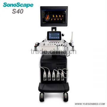 Trolley Medical Doppler Ultrasound Sonoscape S40 Price photo-2