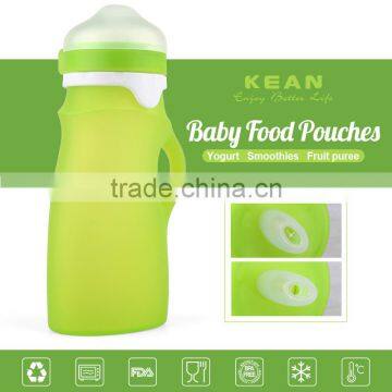 Custom logo FDA 250ml bpa free silicone baby feeding bottle