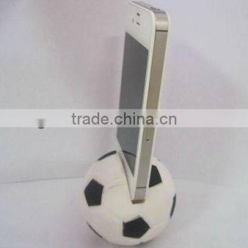 football shape silicone speaker for Iphone