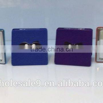 Square Pu Leather Folding Cosmetic Mirror photo-4