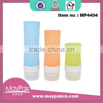 custom travel bottles silicone material for cosmetics MP4404