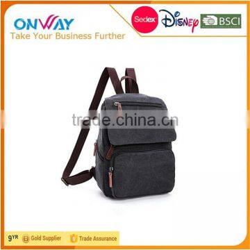 Small Vintage Canvas Backpack Wholesale For Gilrs & Boys Kids School Rucksack