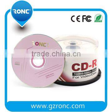 Blank CD R Promotional 700MB 52x Shrinkwrap Packing