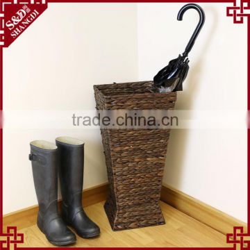 Unique new home of hotel used water hyacinth woven umbrella holder