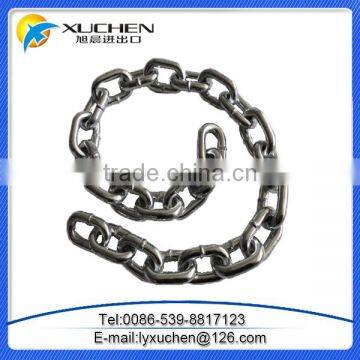 Zinc plated Grade 30 welded link chain steel link chain