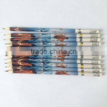 Fashion Yellow Wooden Black Lead Writing Pencil photo-5