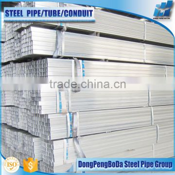 15*15*0.7 pre-galvanized rectangular hollow sections GI steel pipes