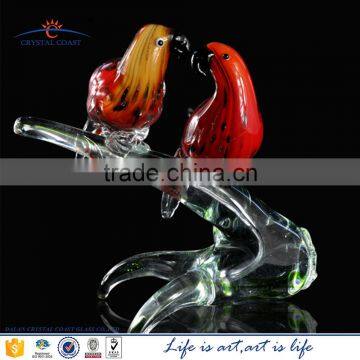 ornaments glass small bird figurines as gift for girls teenagers