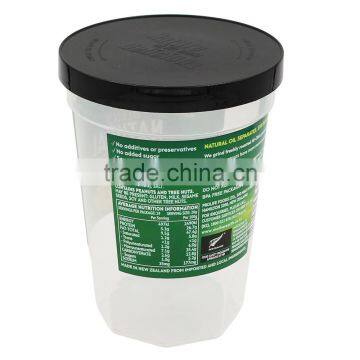 280g Disposable Small Plastic Sauce Container, Round Peanut Jars photo-3