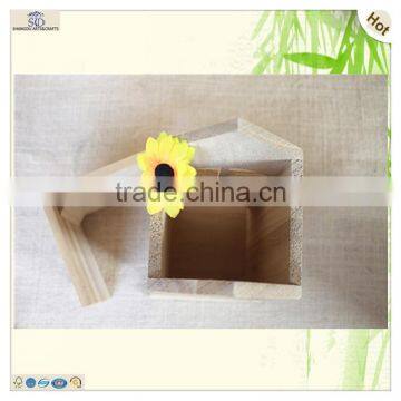 Fsc Guaranteed Laser Carving Wood Bird Cage House photo-4