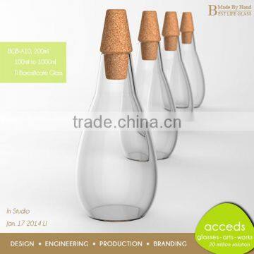 Hot Sale 2014 Borosilicate Custom Milk Glass Bottle photo-3