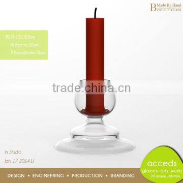 2014 Hot Selling Stylish Wine Glass Table Top Candle Holders