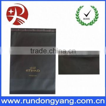 printed black CPE plastic mailing bag for packing