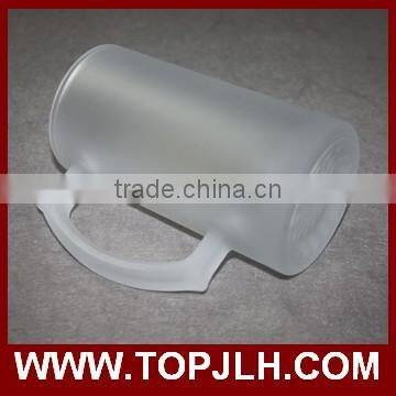 Custom Logo Printed Beer Cup Blank Frosted Glass Mug photo-2