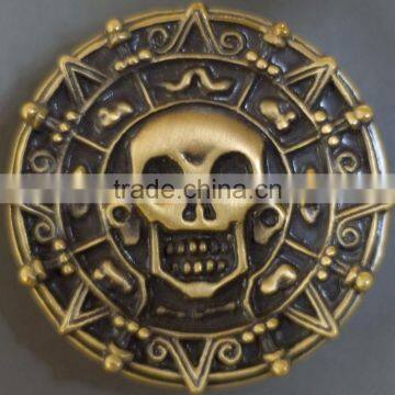 Custom Collection Ancient Coin Skull Medallion photo-2