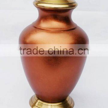 Copper Finished Antique Metal Urns