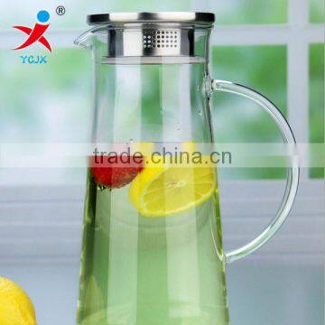 heat-resisting teapot customized large-capacity glass cold juice pot with cover k