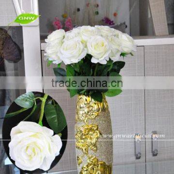FLS012-3 Artificial Flowers Import From China for Wedding Decoraiton Cheap Artificial Rose Flowers photo-3